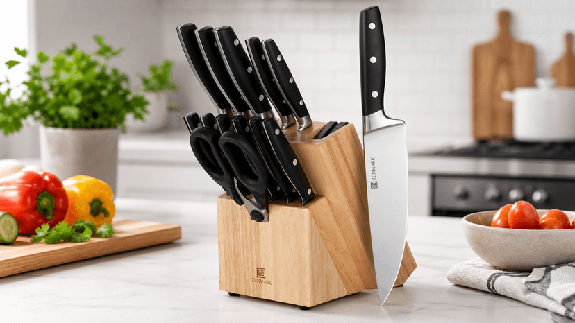 Immagine di Il set di coltelli da cucina ZUNMARK cala del 33%: ora sotto i 60€