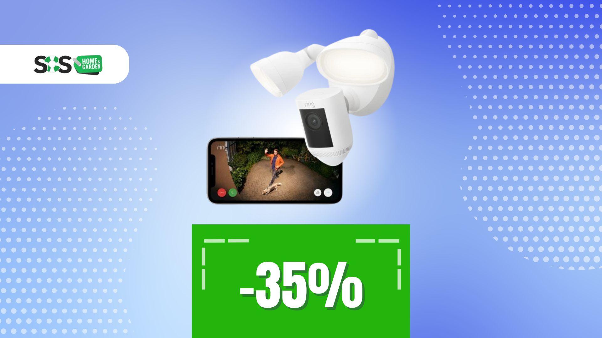 Immagine di La videocamera Ring che illumina ogni dettaglio ora a -35%