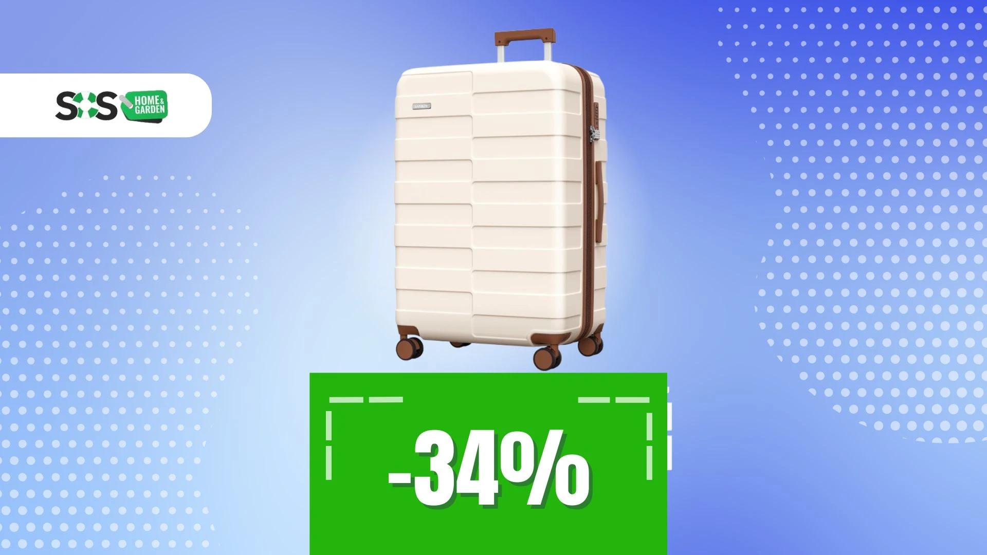Immagine di Lo sconto su questa valigia ti sorprenderà e la qualità ti conquisterà