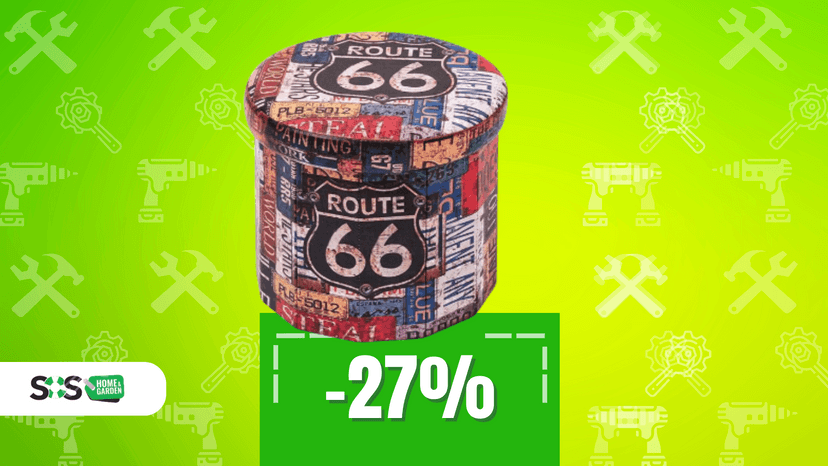 Immagine di Colora la tua casa con questo pouf multifunzione a 32€!