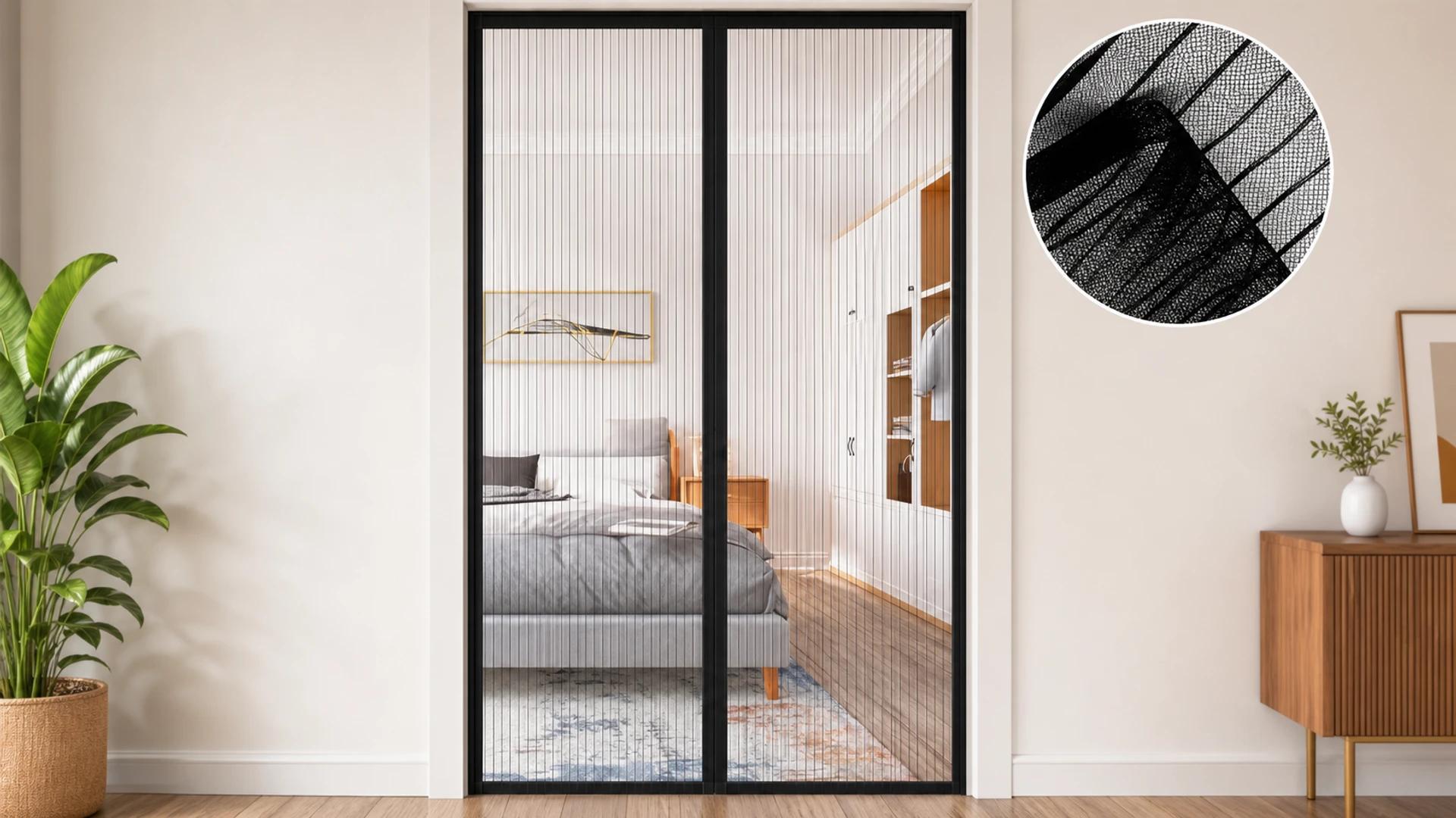 Immagine di Zanzariera magnetica per porte al 38%: occasione anti-insetti