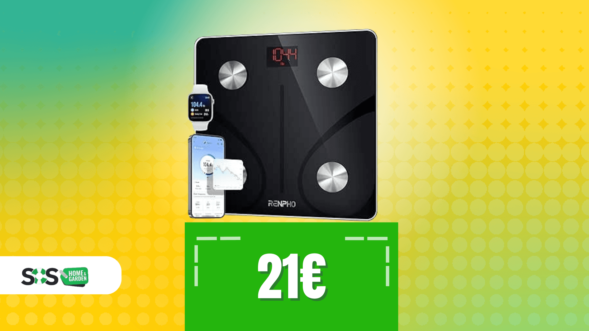 Immagine di Non solo peso: 13 parametri con questa bilancia a soli 21€!