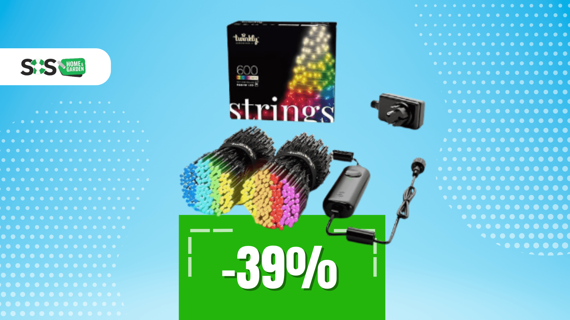 Immagine di 48 metri di festa con questa sfavillante striscia LED!