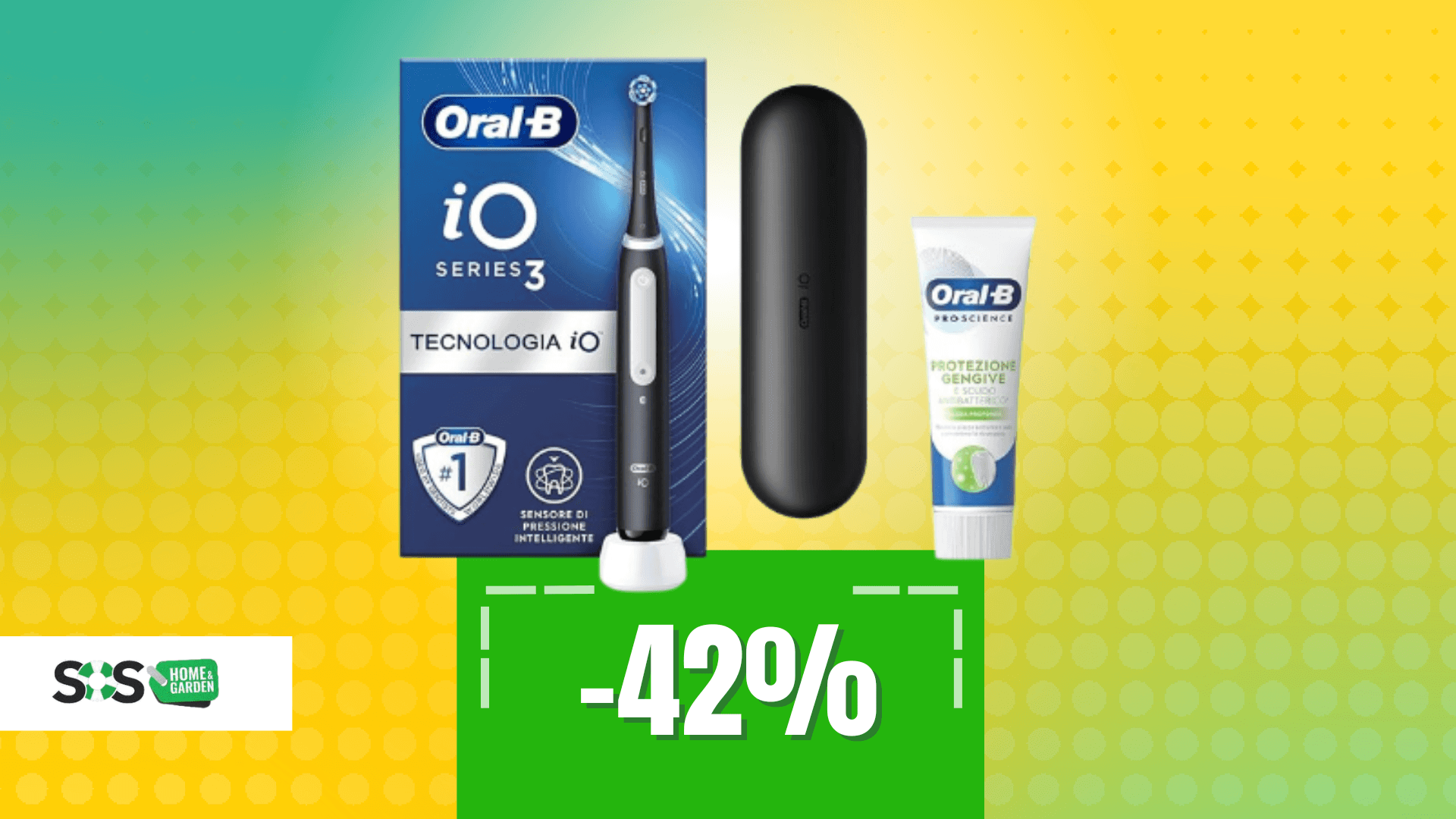 Immagine di Gengive sane e sorriso perfetto con Oral-B iO 3 a 70€!