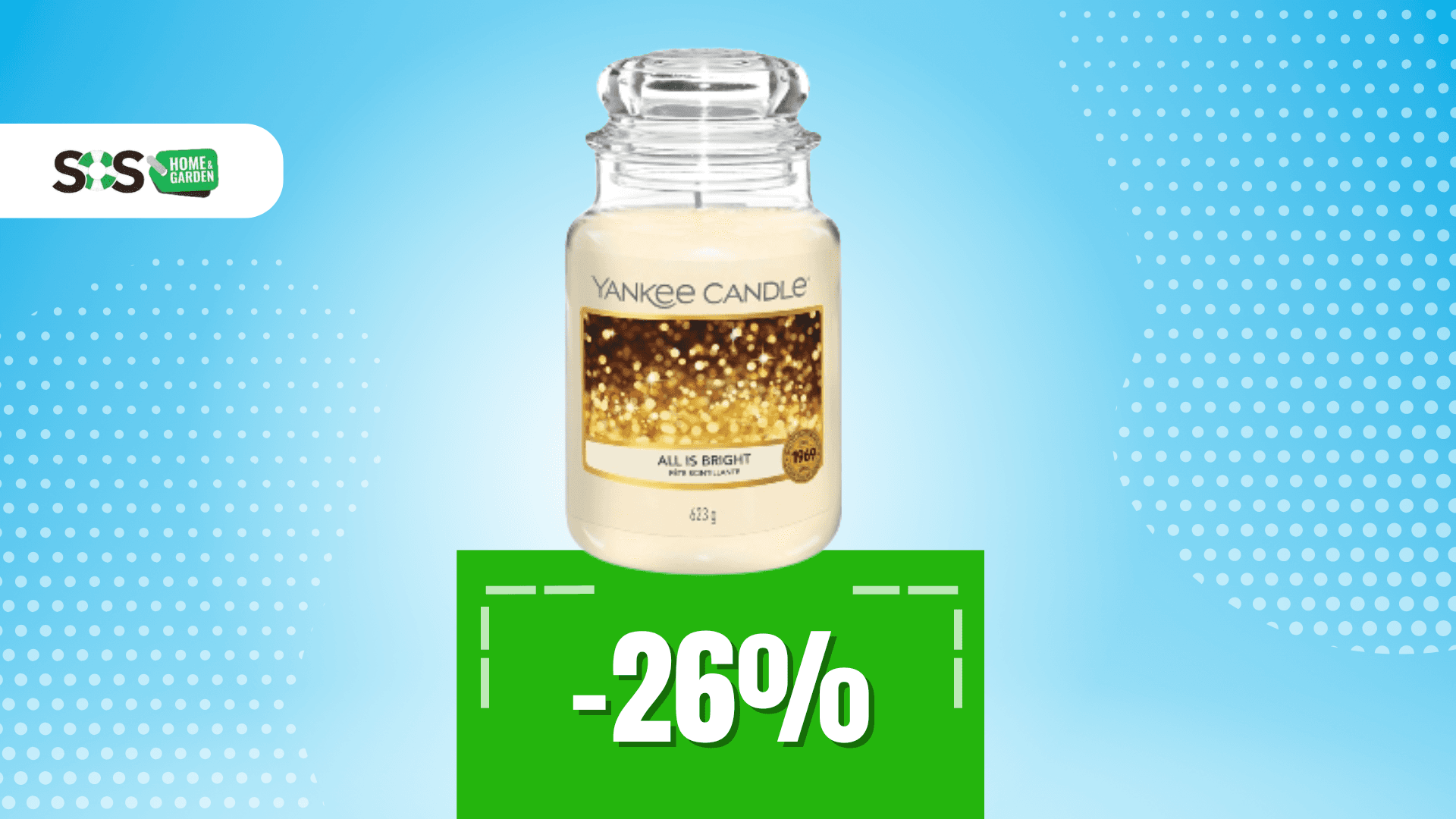 Immagine di Yankee Candle a soli 25€ con 150 ore di durata!