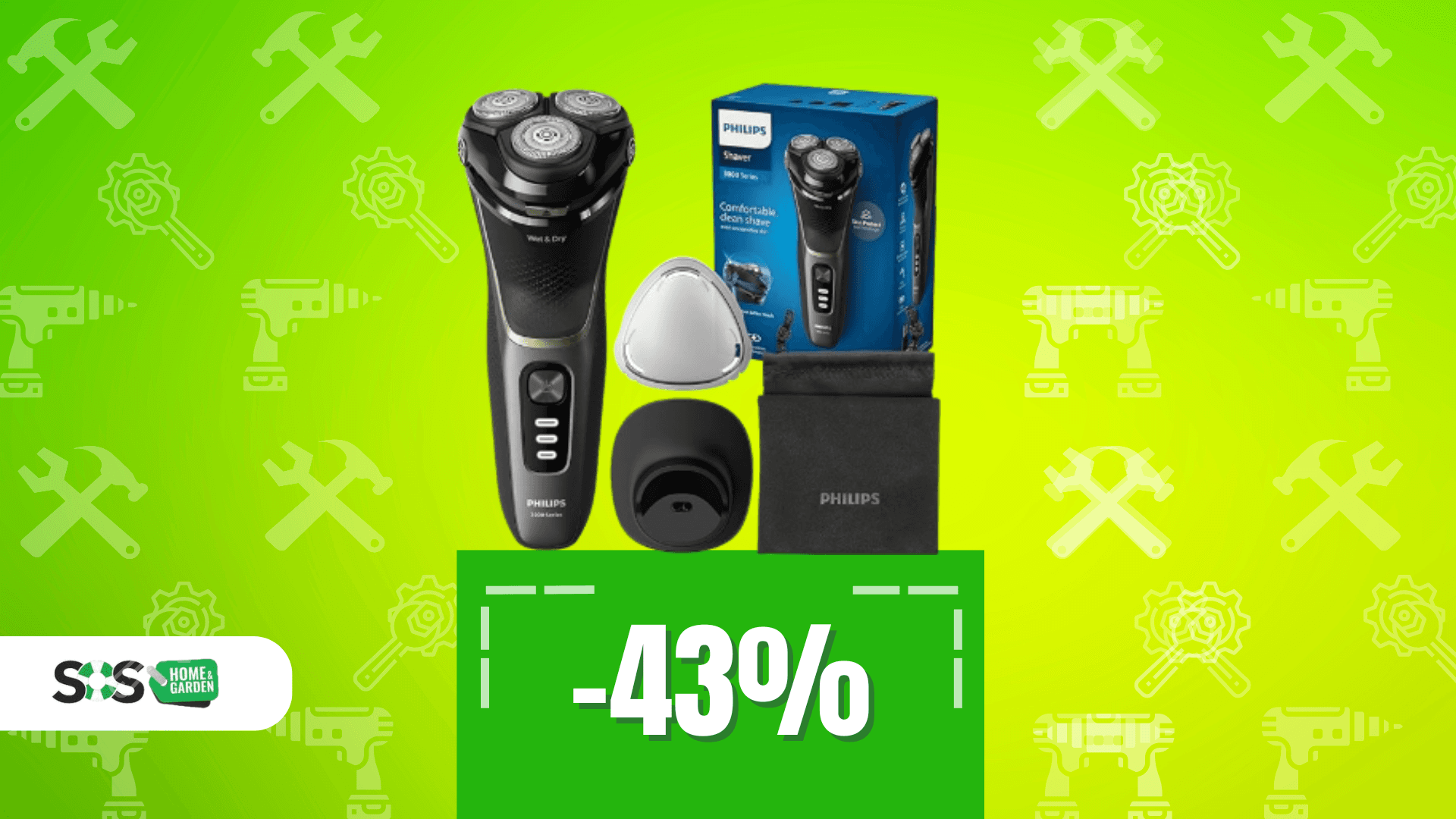 Immagine di Rasatura perfetta ogni giorno con Philips Serie 3000 a 60€!
