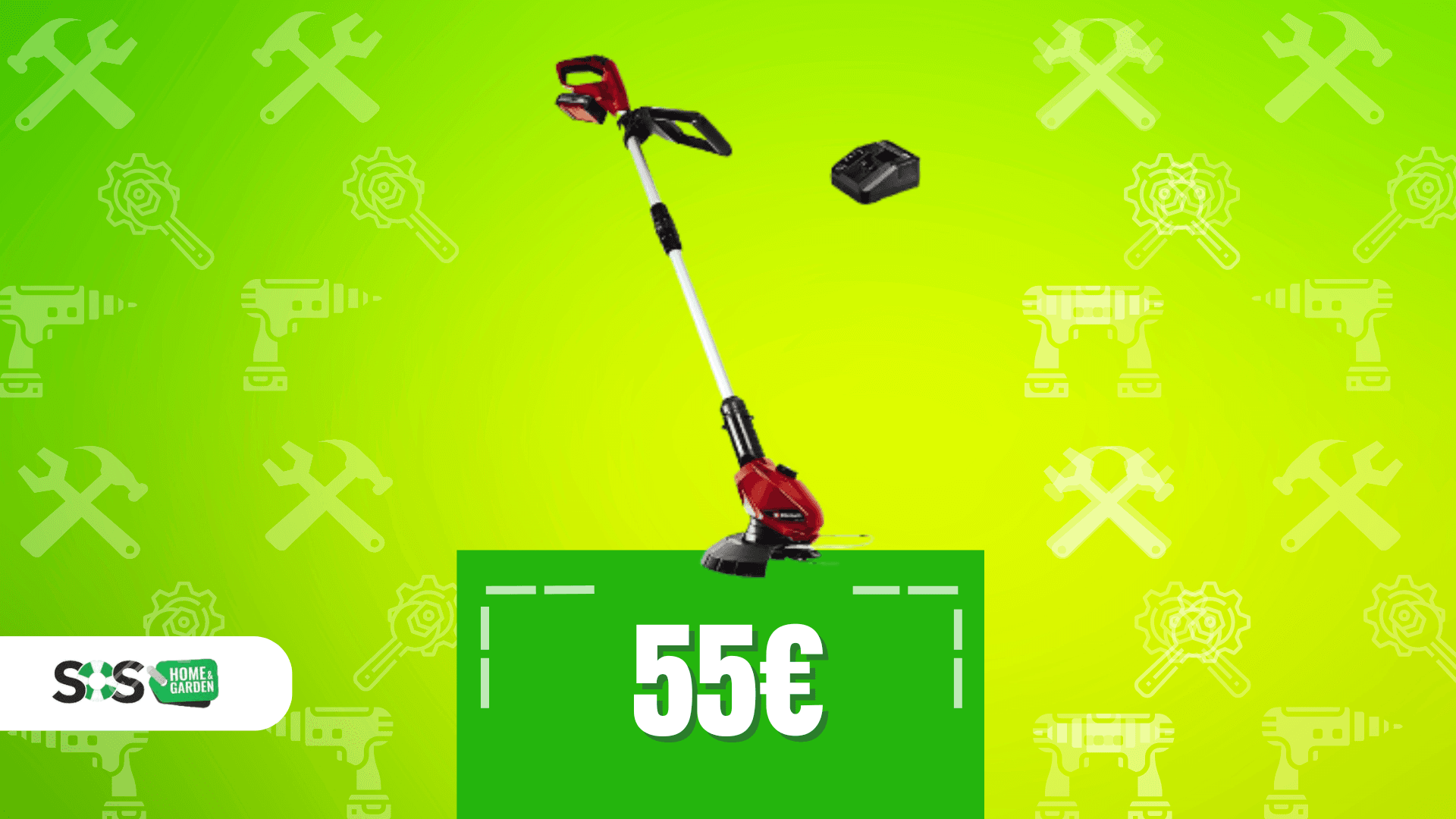 Immagine di Giardino impeccabile con questo tagliabordi a batteria!