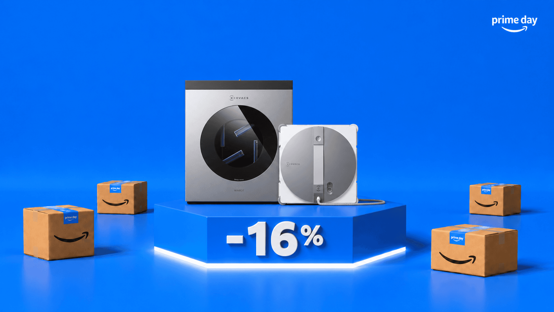 Immagine di ECOVACS WINBOT W3 OMNI cala di 114€: il robot lavavetri è in offerta