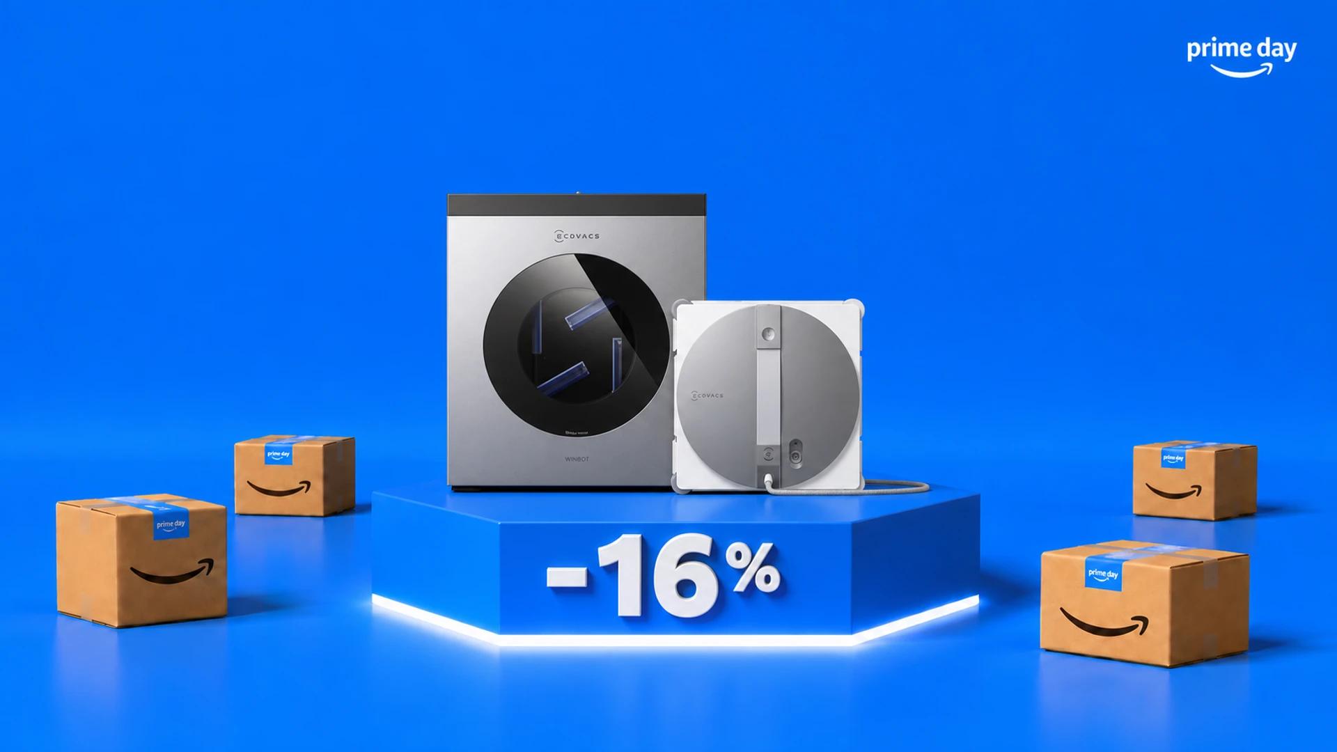 Immagine di ECOVACS WINBOT W3 OMNI cala di 114€: il robot lavavetri è in offerta
