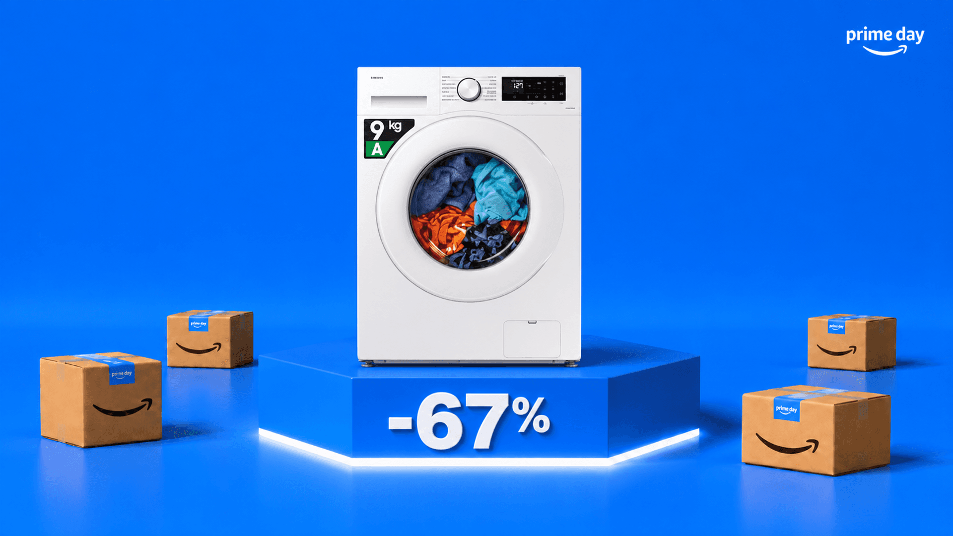 Immagine di La lavatrice Samsung Crystal Clean scende a 349€: 700€ di sconto
