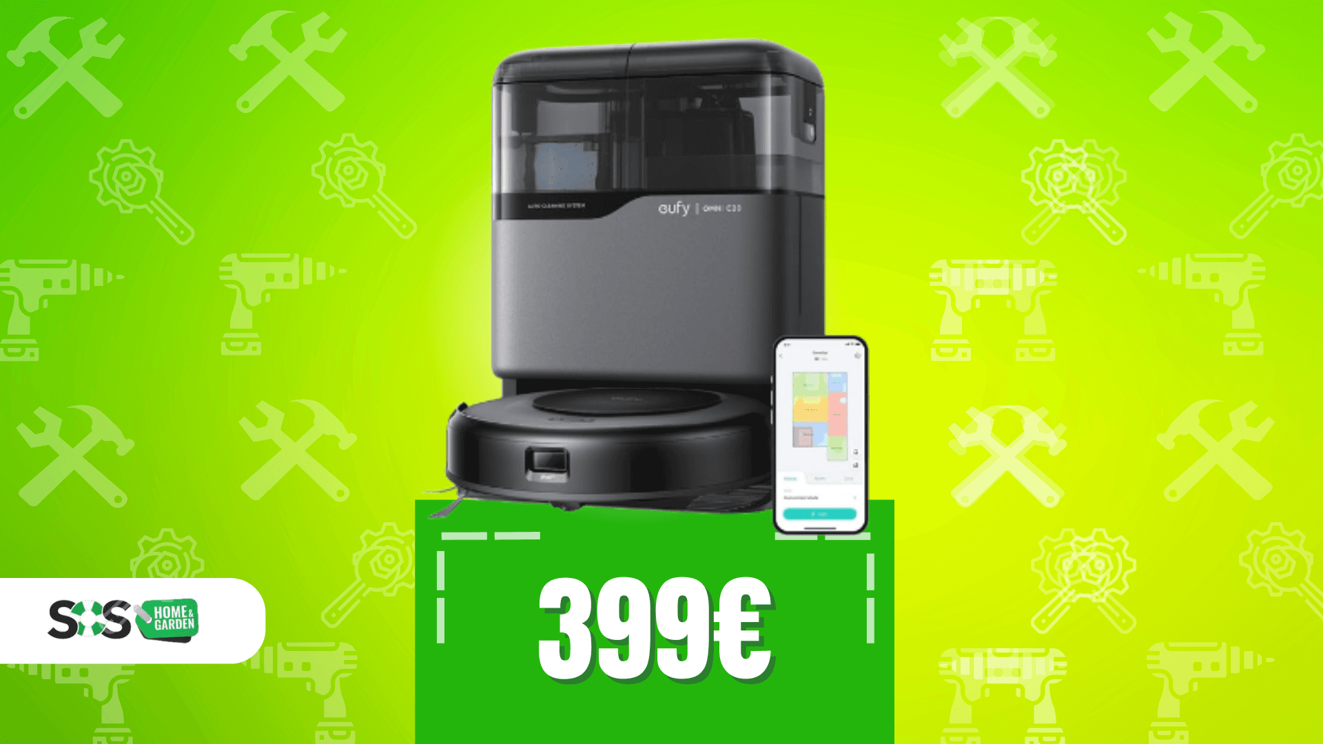 Immagine di 200€ di coupon e l'Eufy Omni C20 oggi costa 399€!