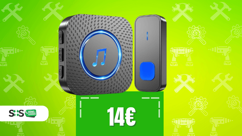 Immagine di Non perderai più un visitatore: campanello wireless a 14€!