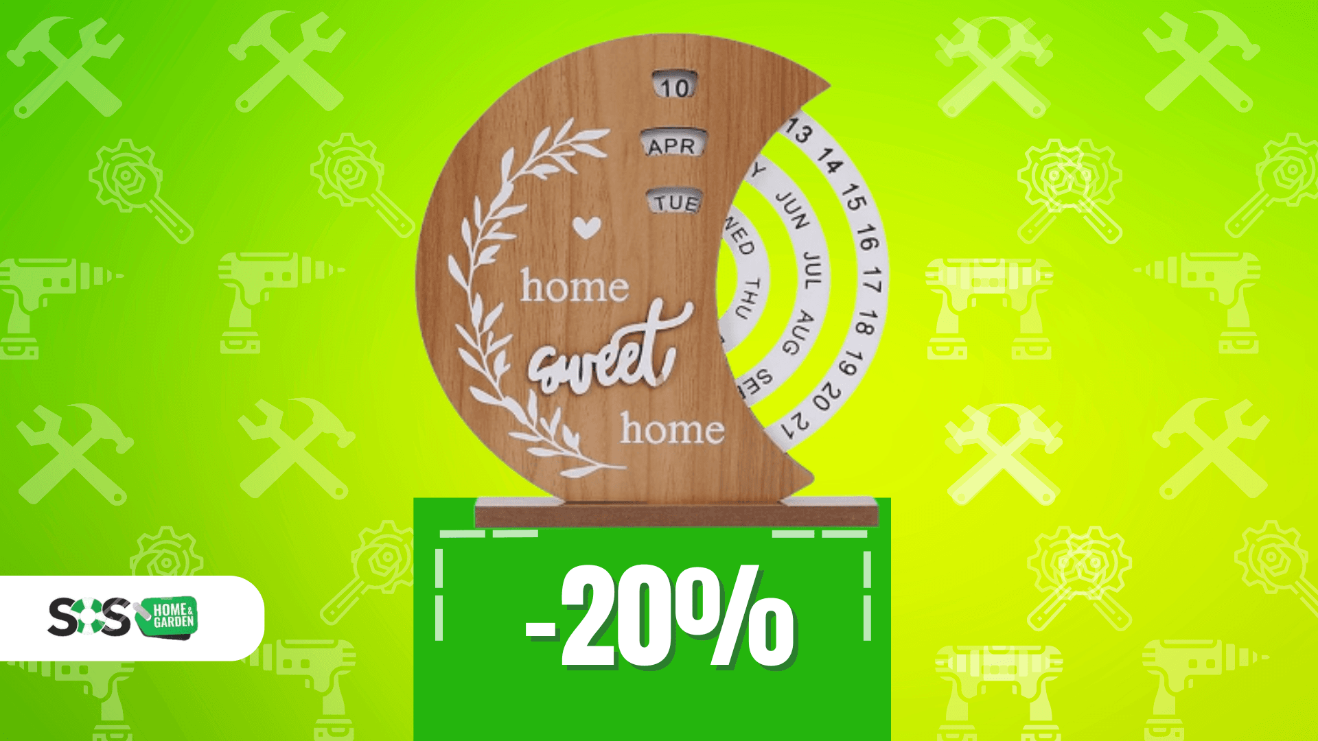 Immagine di MERAVIGLIOSO calendario perpetuo in legno a soli 15€!
