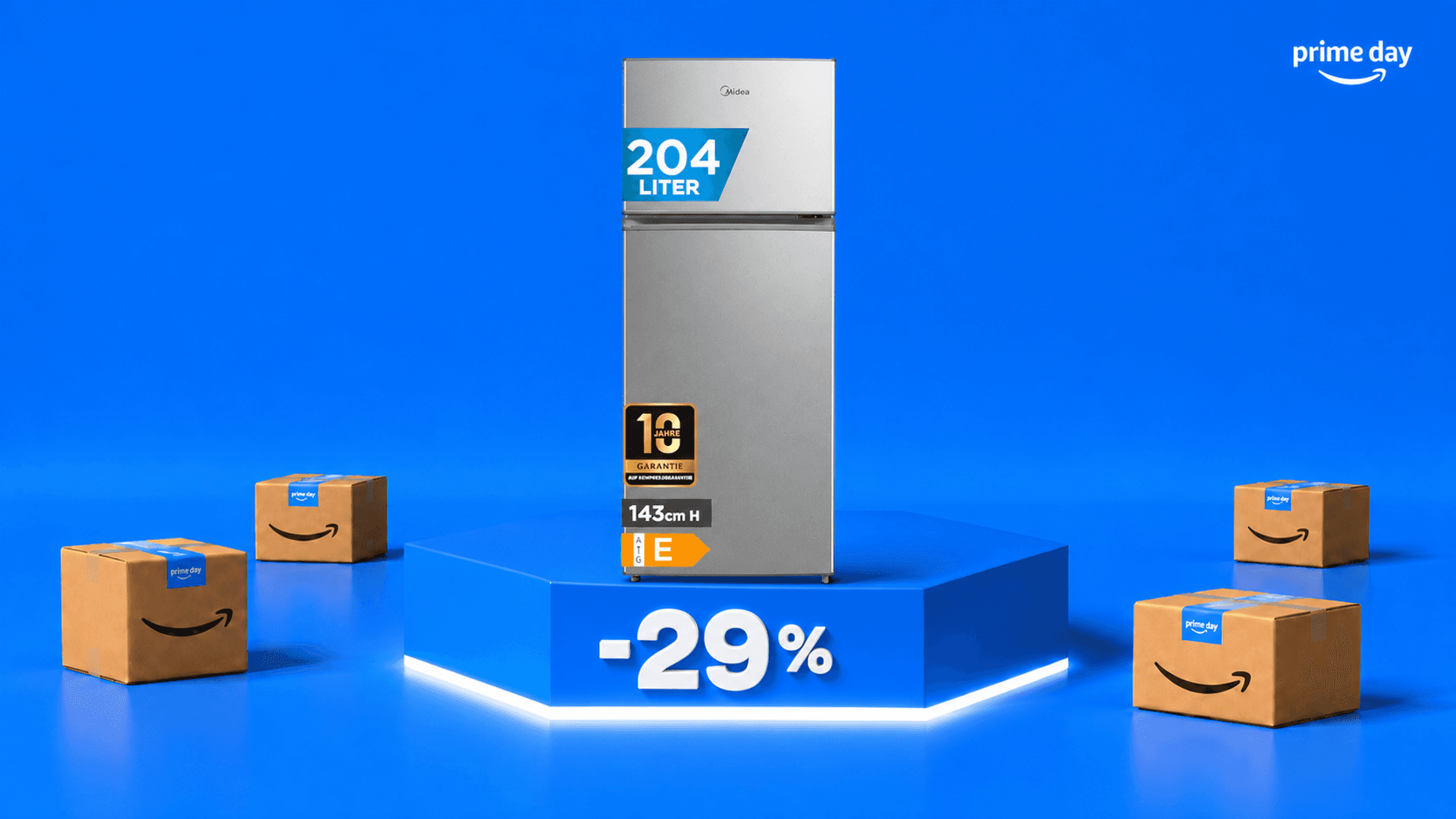 Immagine di Frigorifero doppia porta Midea a meno di 200€: sconto del 29%