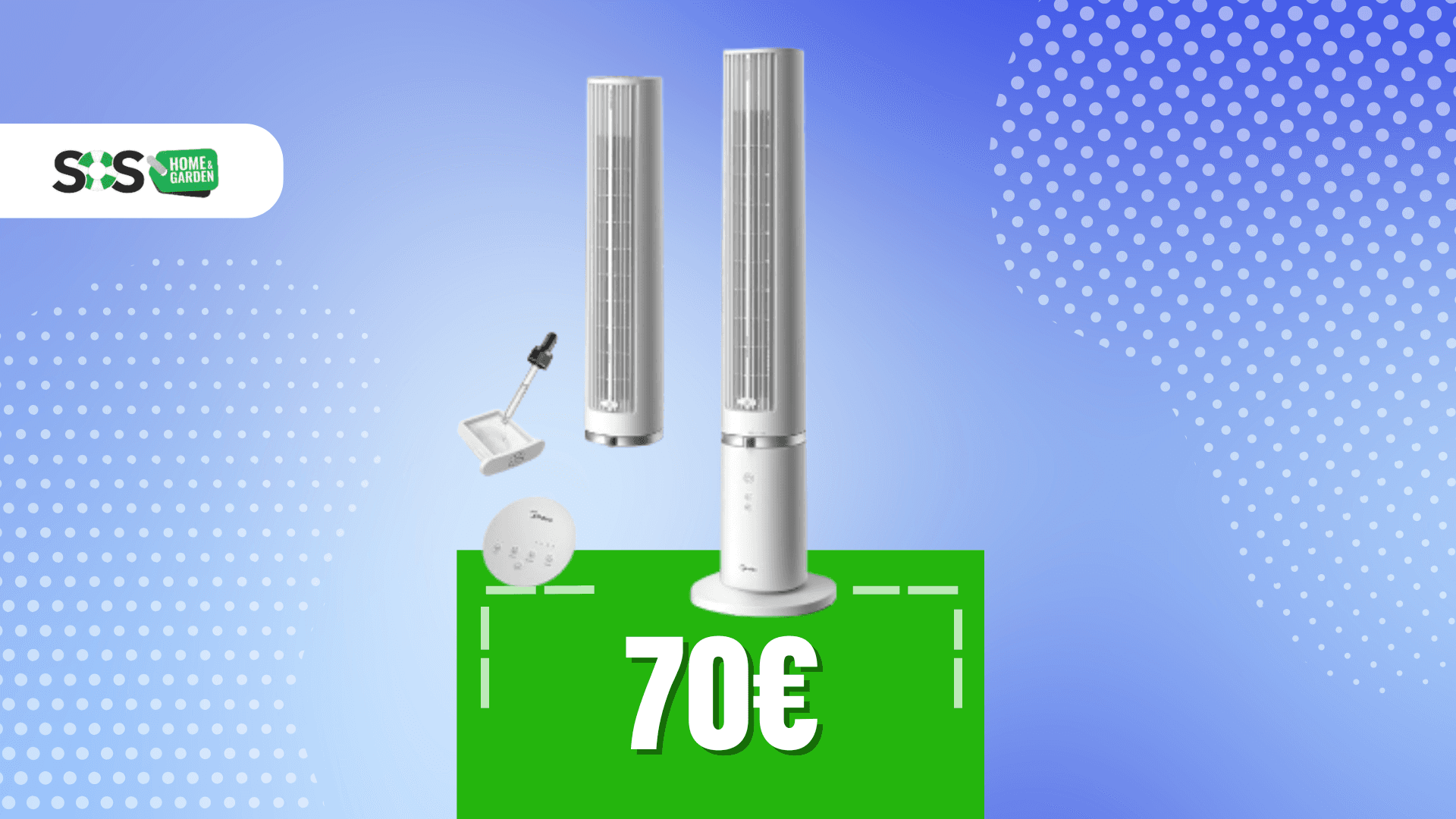 Immagine di Un’ondata di freschezza con questo ventilatore a torre a 70€