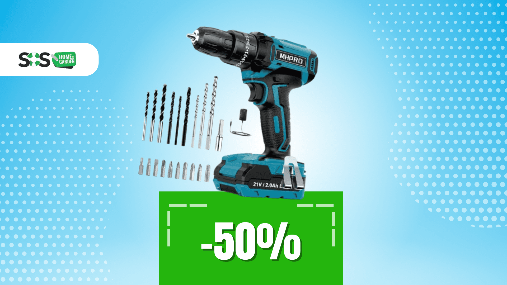 Immagine di Il trapano avvitatore perfetto per ogni progetto a soli 30€!