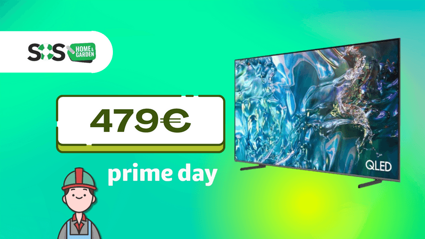 Immagine di Cinema in salotto per il Prime: tv Samsung QLED 55" a 479€!