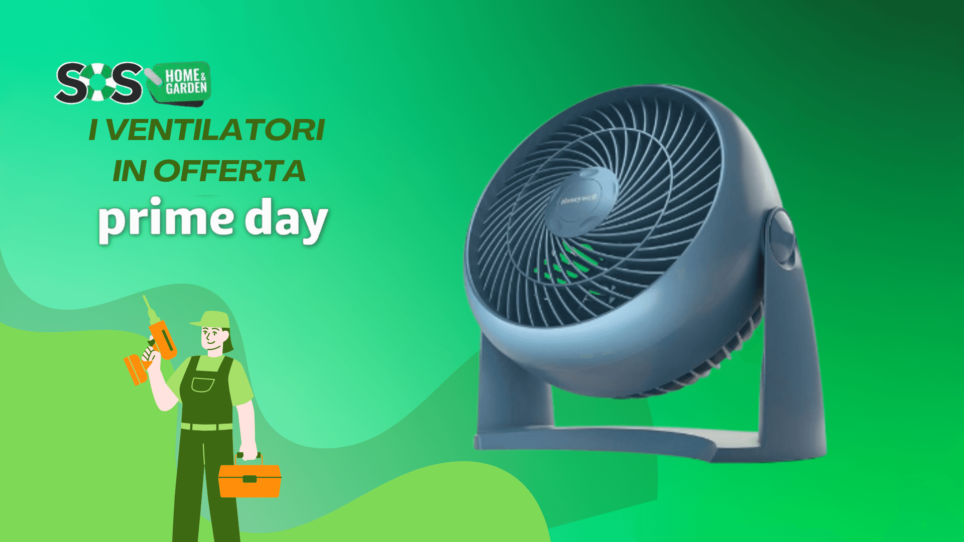 Immagine di Estate più fresca con i ventilatori in offerta al Prime Day!