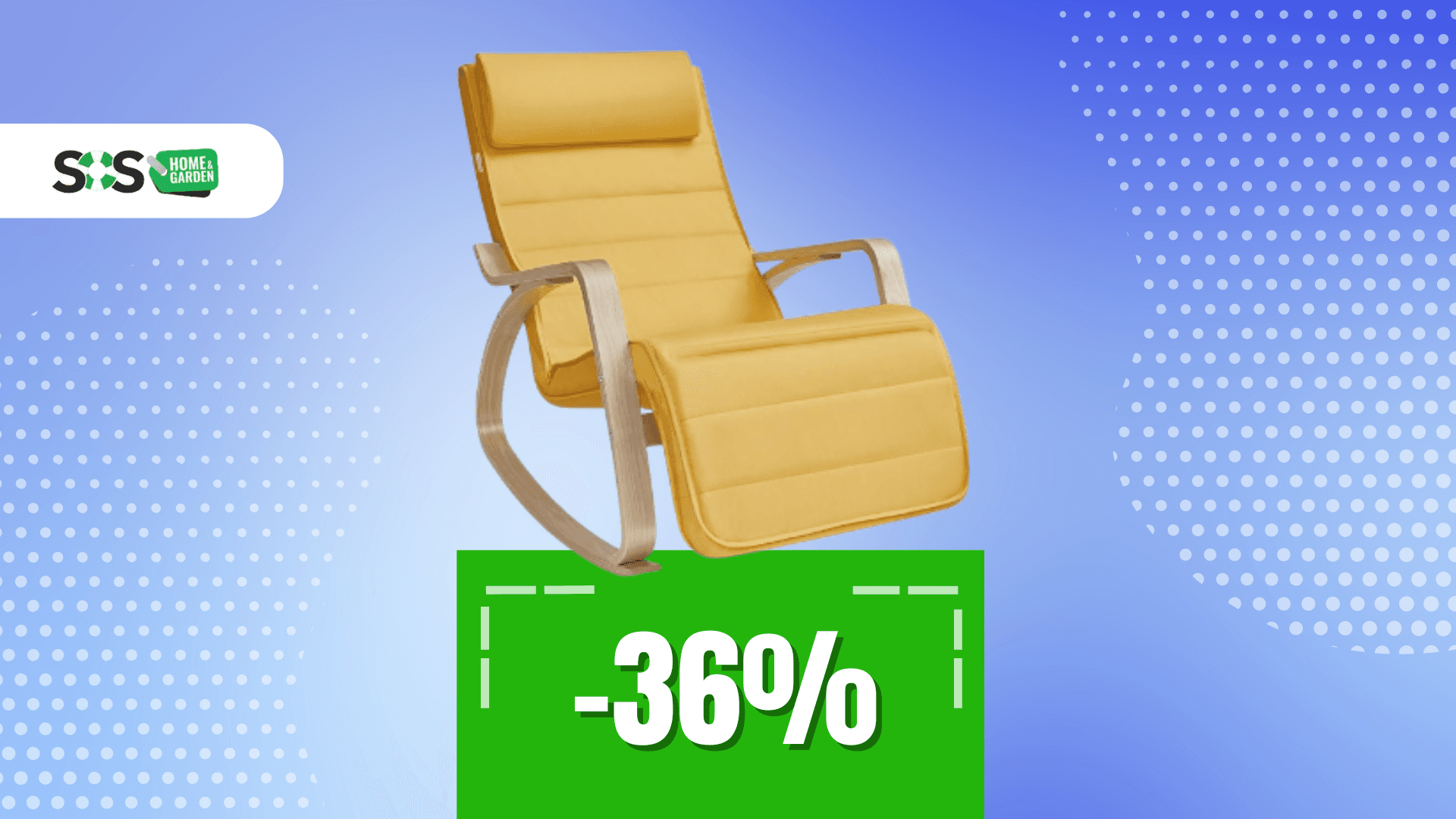 Immagine di La sedia a dondolo Songmics arreda e coccola a soli 77€!