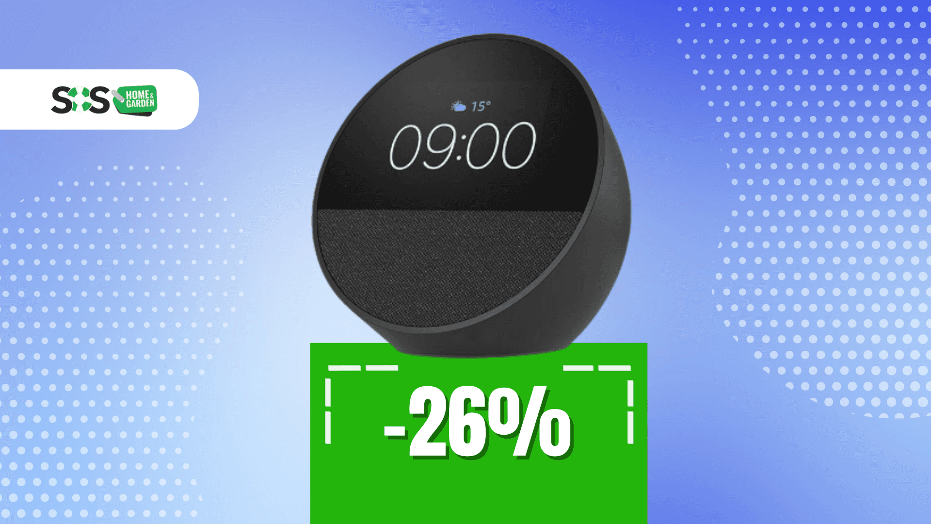 Immagine di Il nuovo Amazon Echo Spot 2024 in OFFERTA A TEMPO!