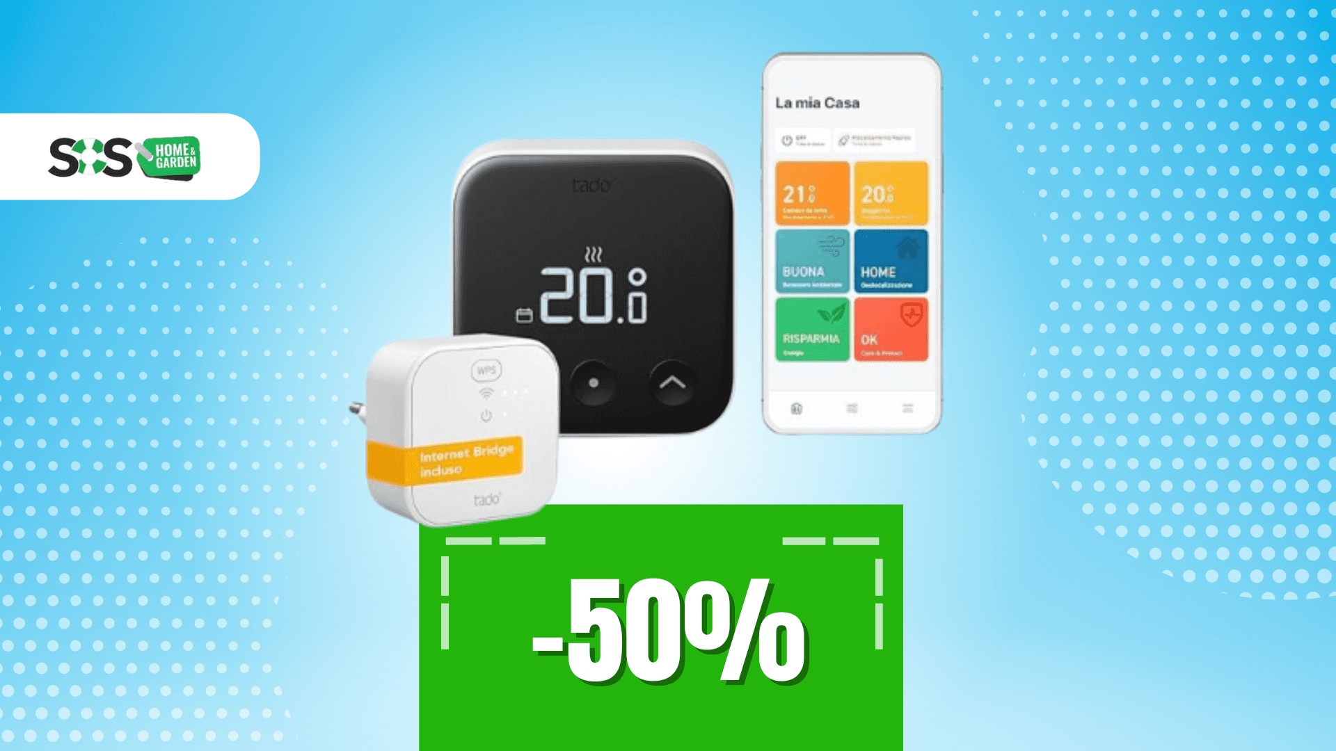 Immagine di Starter kit tado° a METÀ PREZZO: oggi soltanto 100€!