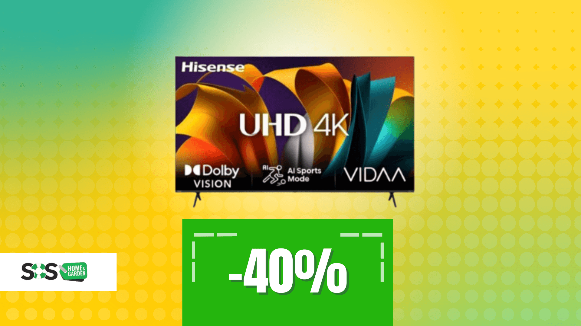 Immagine di Smart TV Hisense 85" al prezzo WOW di soli 900€!