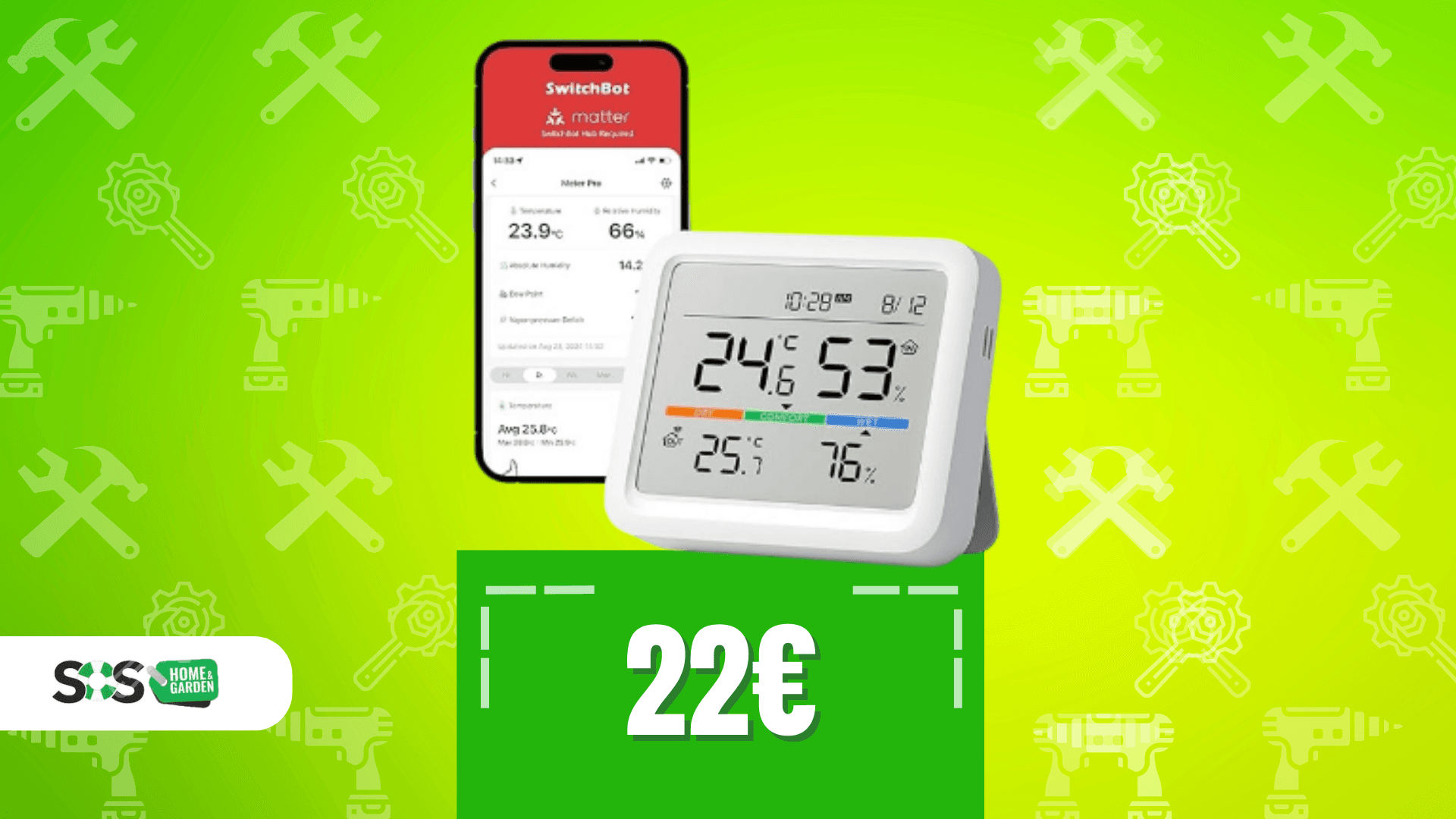 Immagine di SwitchBot Meter Pro: il meteo personale in casa a soli 22€!