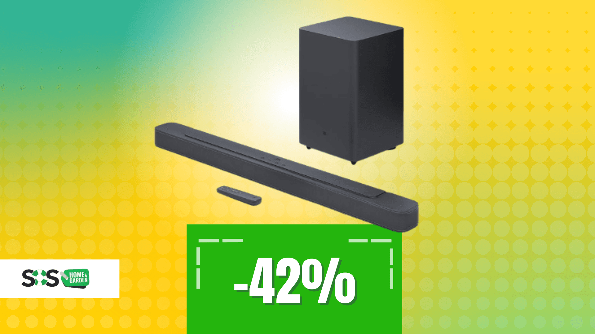 Immagine di Soundbar JBL a 219€: ora il salotto suona come un concerto!