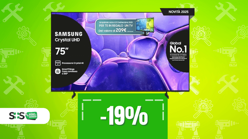 Immagine di Grande schermo, piccolo prezzo: tv Samsung 75’’ a 649€!