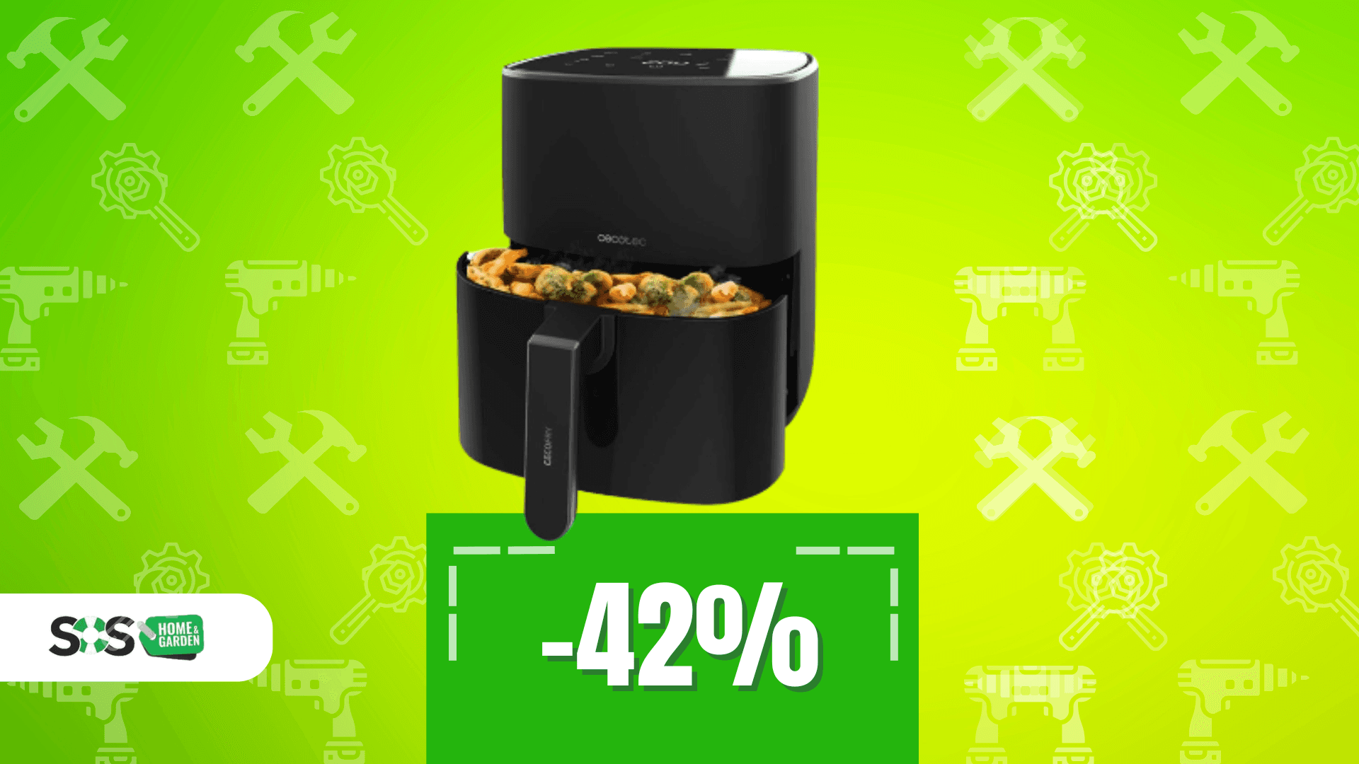 Immagine di Friggitrice ad aria Cecotec a 45€ con funzione PerfectCook!