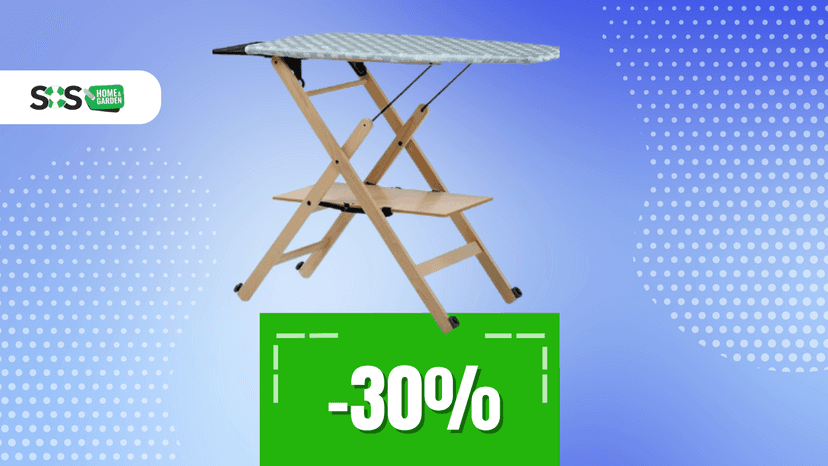 Immagine di Il piacere di stirare inizia dall'asse Foppapedretti a 150€!