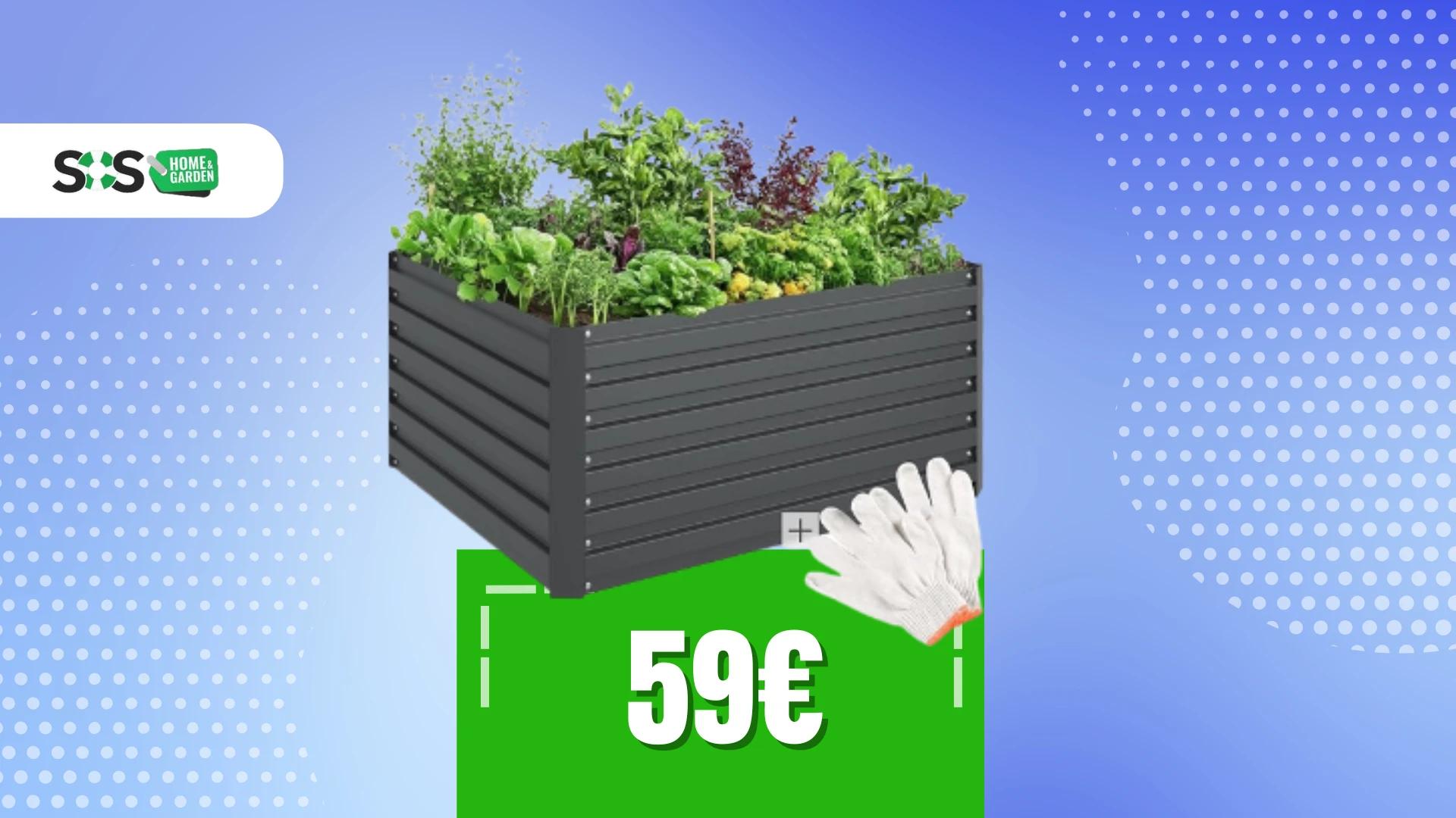 Immagine di Verdure, fiori, aromi a portata di mano con l'orto rialzato!
