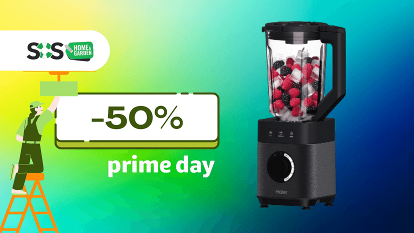 Immagine di Potente frullatore a METÀ PREZZO al Prime Day: oggi 50€!
