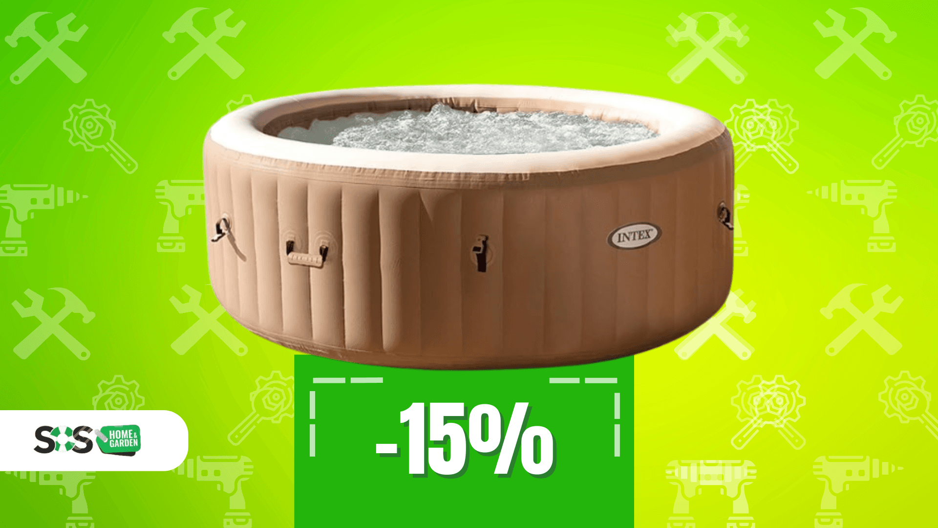 Immagine di Relax da terme a casa tua con questa vasca spa gonfiabile!