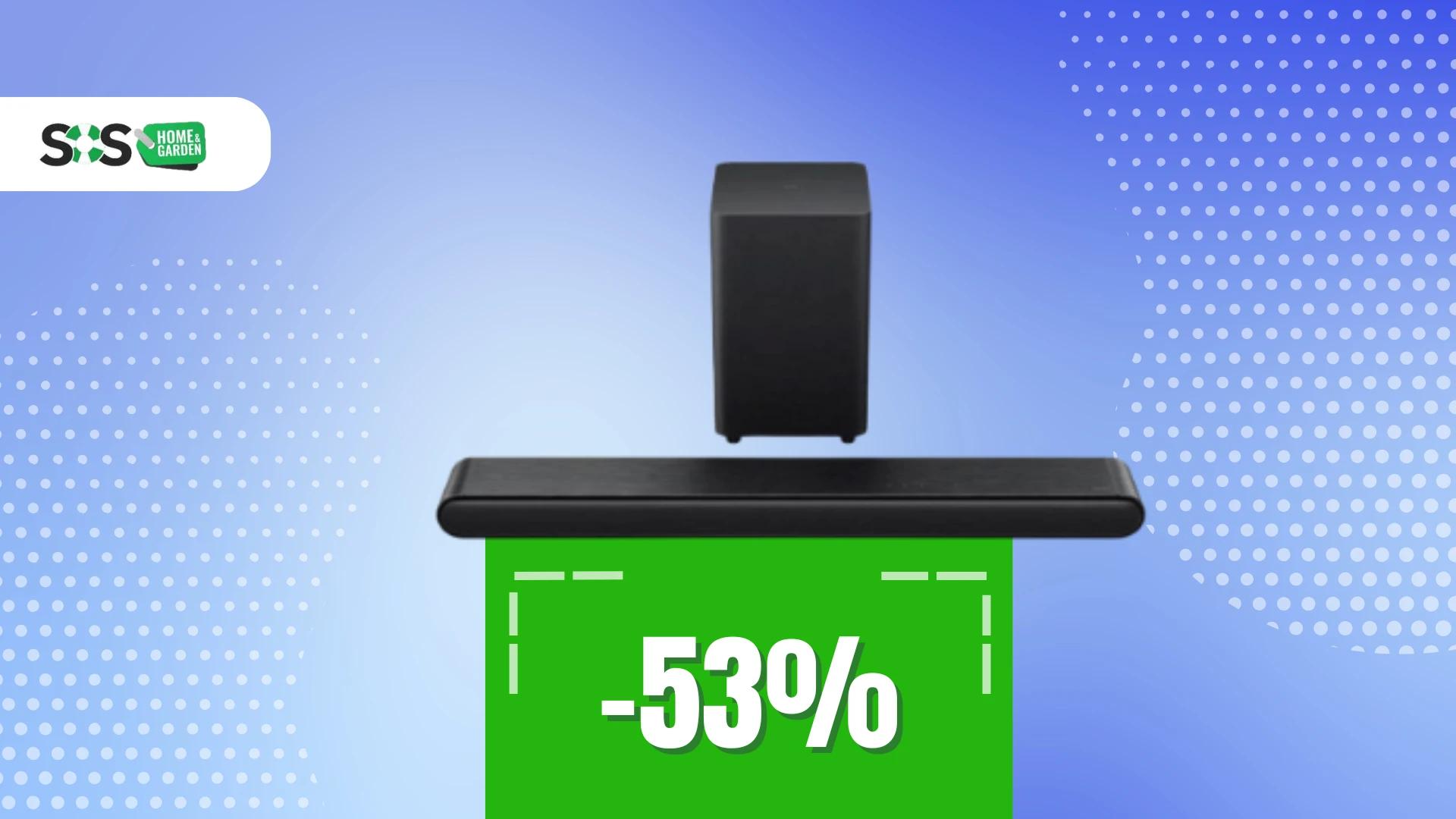 Immagine di Soundbar TCL S643W: sveglierà tutto il quartiere a 60€!