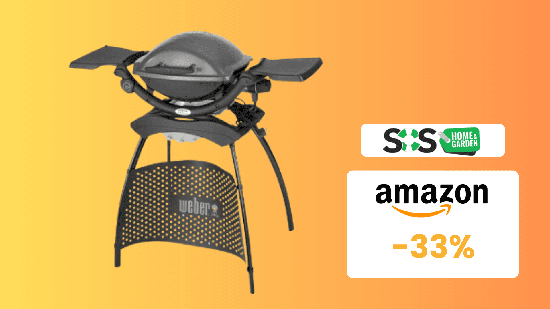 Immagine di Barbecue elettrico Weber a 299€ per grigliate perfette!