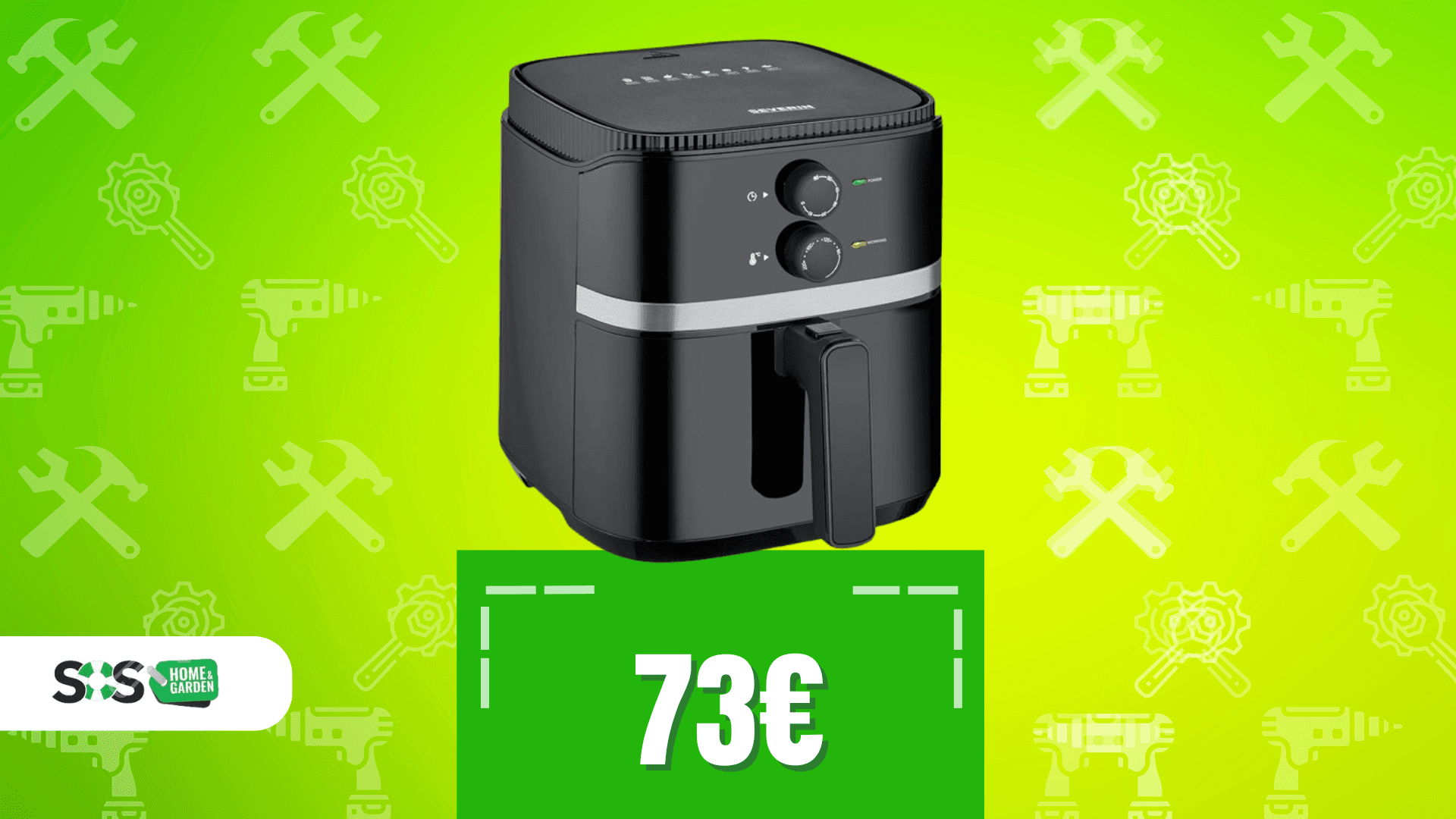 Immagine di Gusto e leggerezza con la friggitrice ad aria Severin a 73€