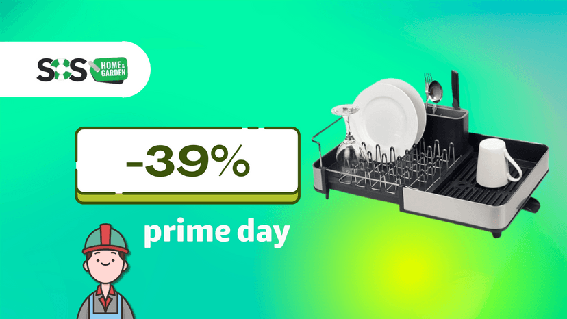 Immagine di Ordine in cucina con questo scolapiatti espandibile a 39€!