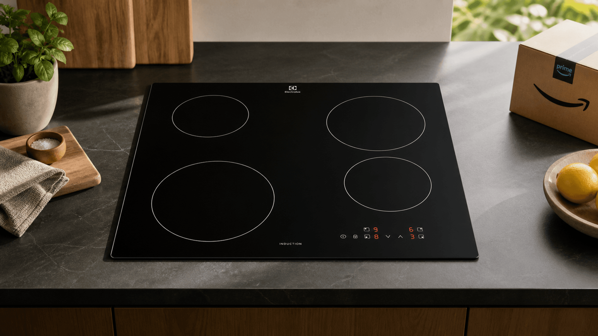 Immagine di Il piano cottura a induzione Electrolux Serie 300 cala del 47%