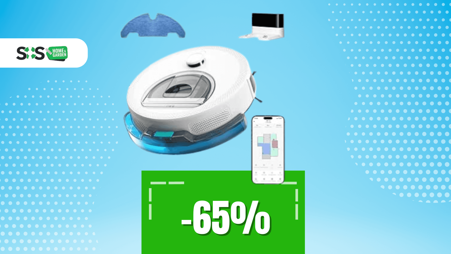 Immagine di OKP L6 Aqua a soli 140€: aspira e lava a METÀ PREZZO!
