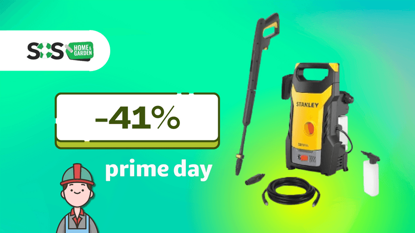 Immagine di Potenza al max a prezzo mini: idropulitrice Stanley a 63€!