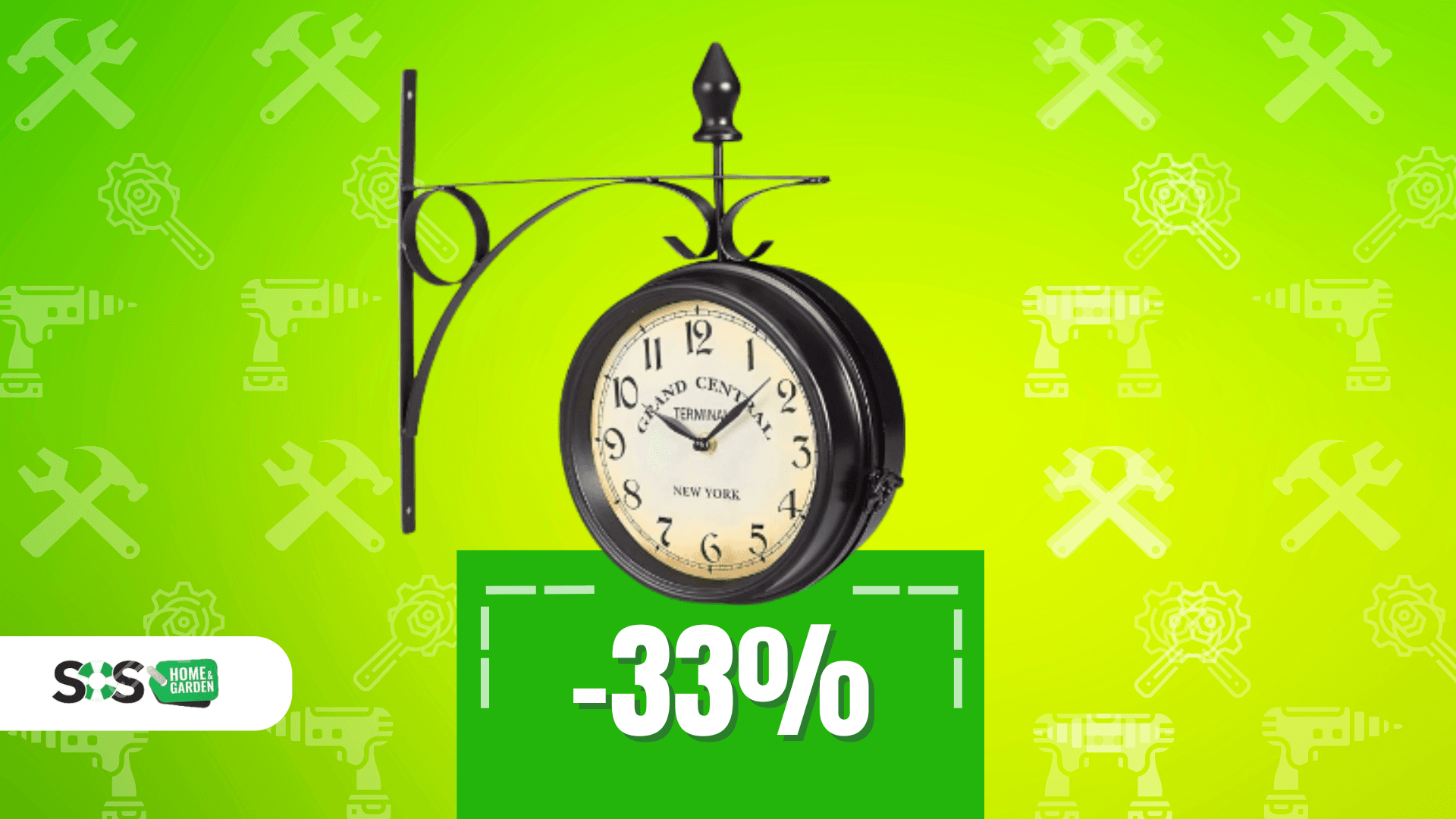 Immagine di Il fascino della stazione a casa con questo orologio a 40€!