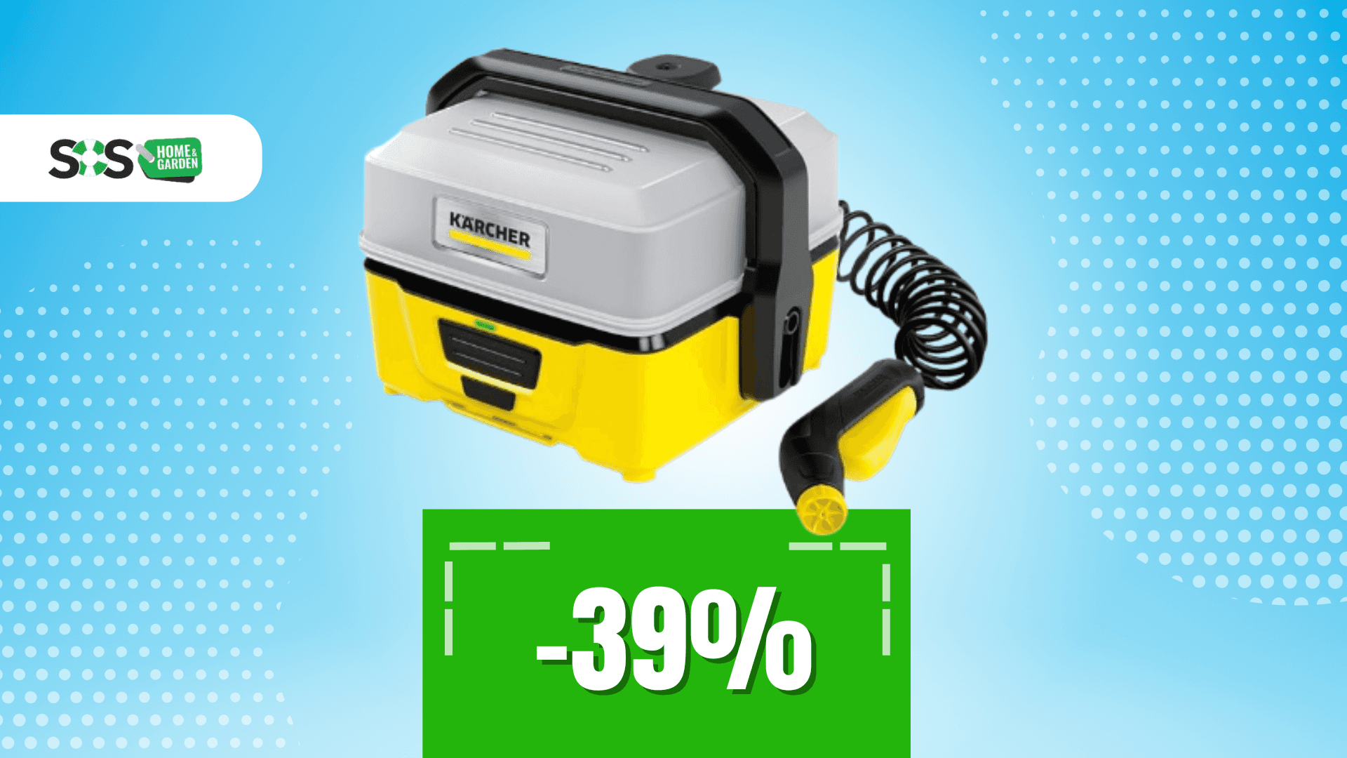 Immagine di Idropulitrice portatile Kärcher oggi tua a soli 110€!