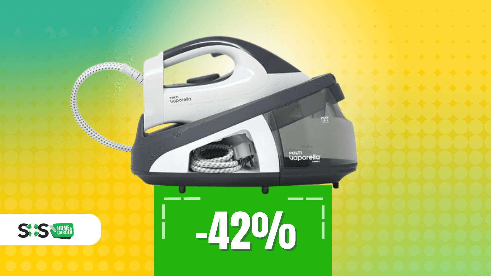 Immagine di Polti Vaporella: vapore potente e stiratura perfetta a 84€!