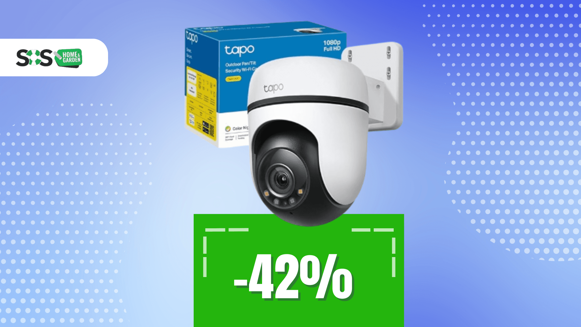 Immagine di Tapo C500 vede di giorno e di notte... sicurezza a 360°!