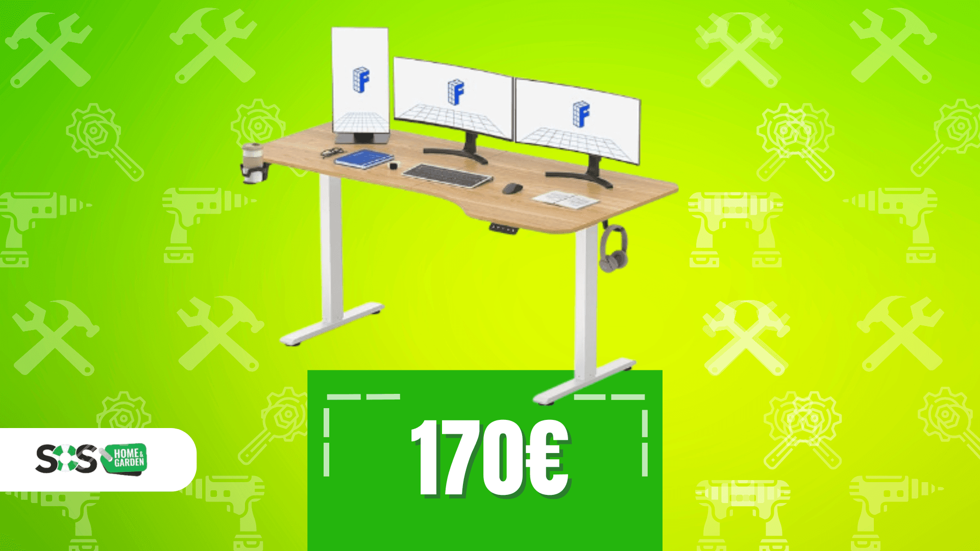 Immagine di Scrivania regolabile Flexispot in OFFERTA a soli 170€!