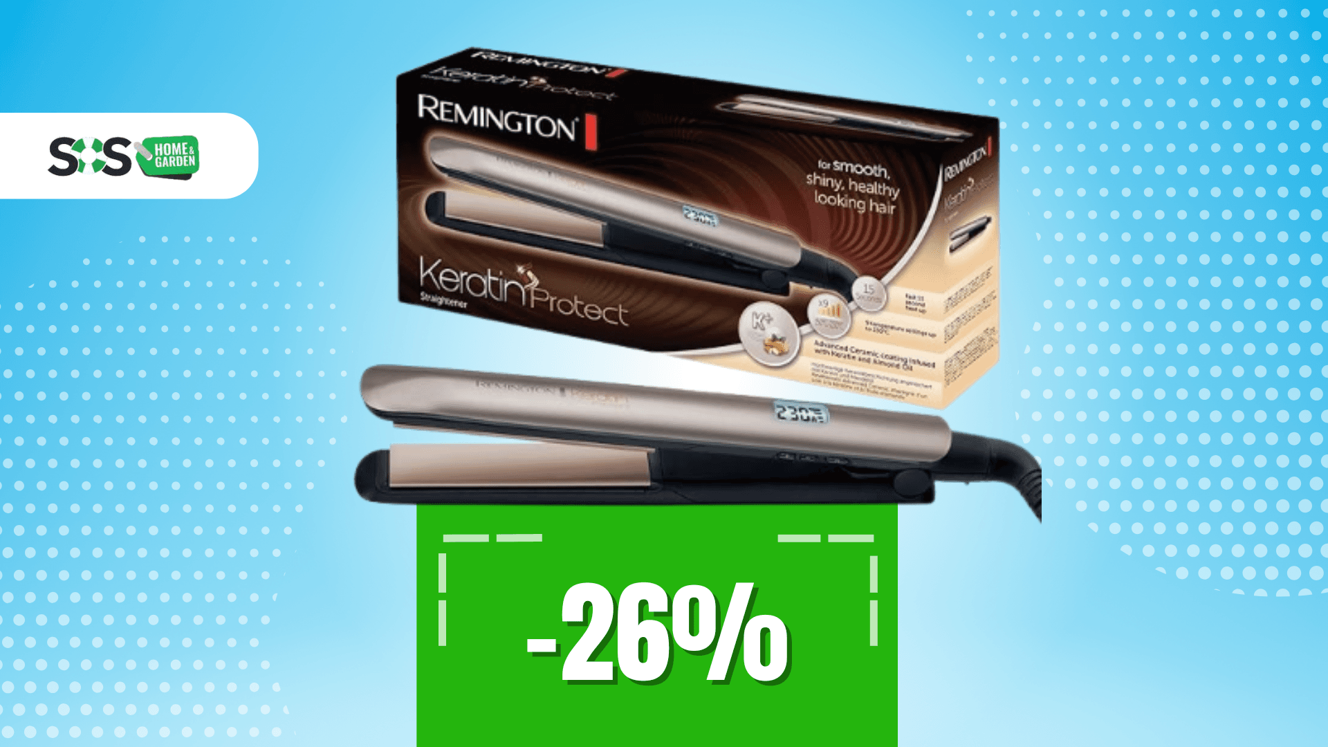 Immagine di Capelli belli e sani con questa piastra Remington a soli 24€
