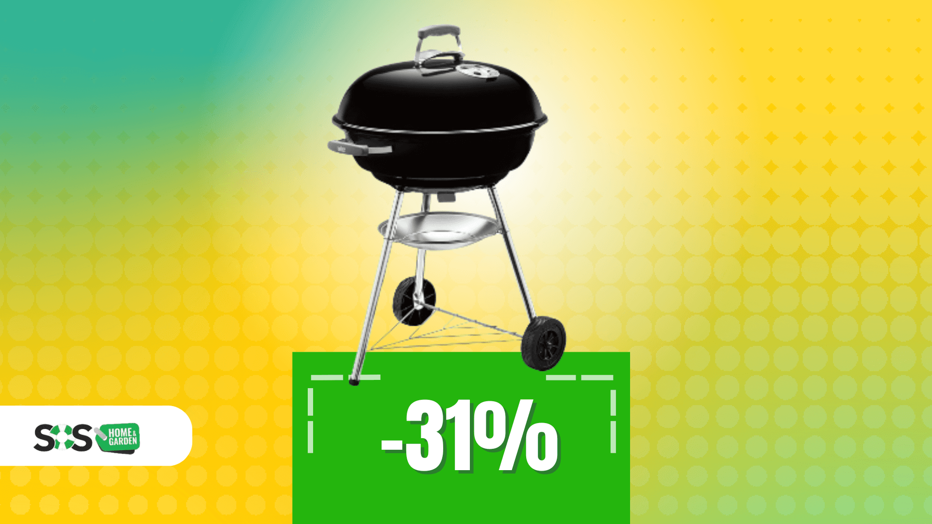 Immagine di Il re del barbecue si chiama Weber Compact Kettle a 127€!