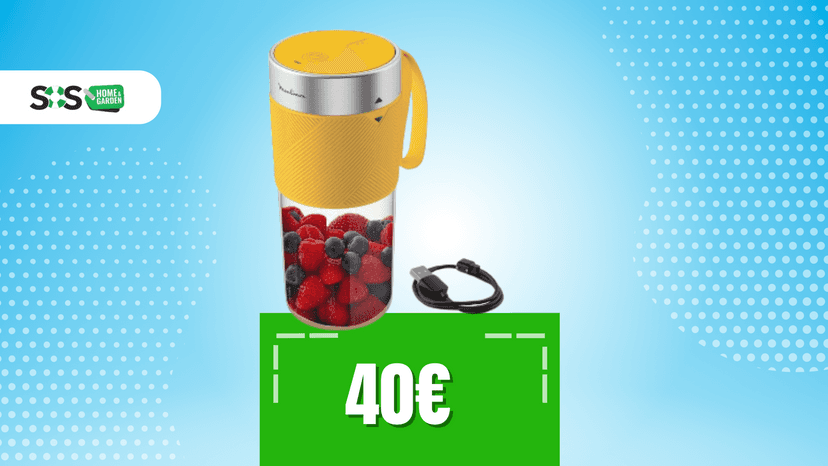 Immagine di Moulinex Lightmix a 40€: il frullato perfetto ovunque!