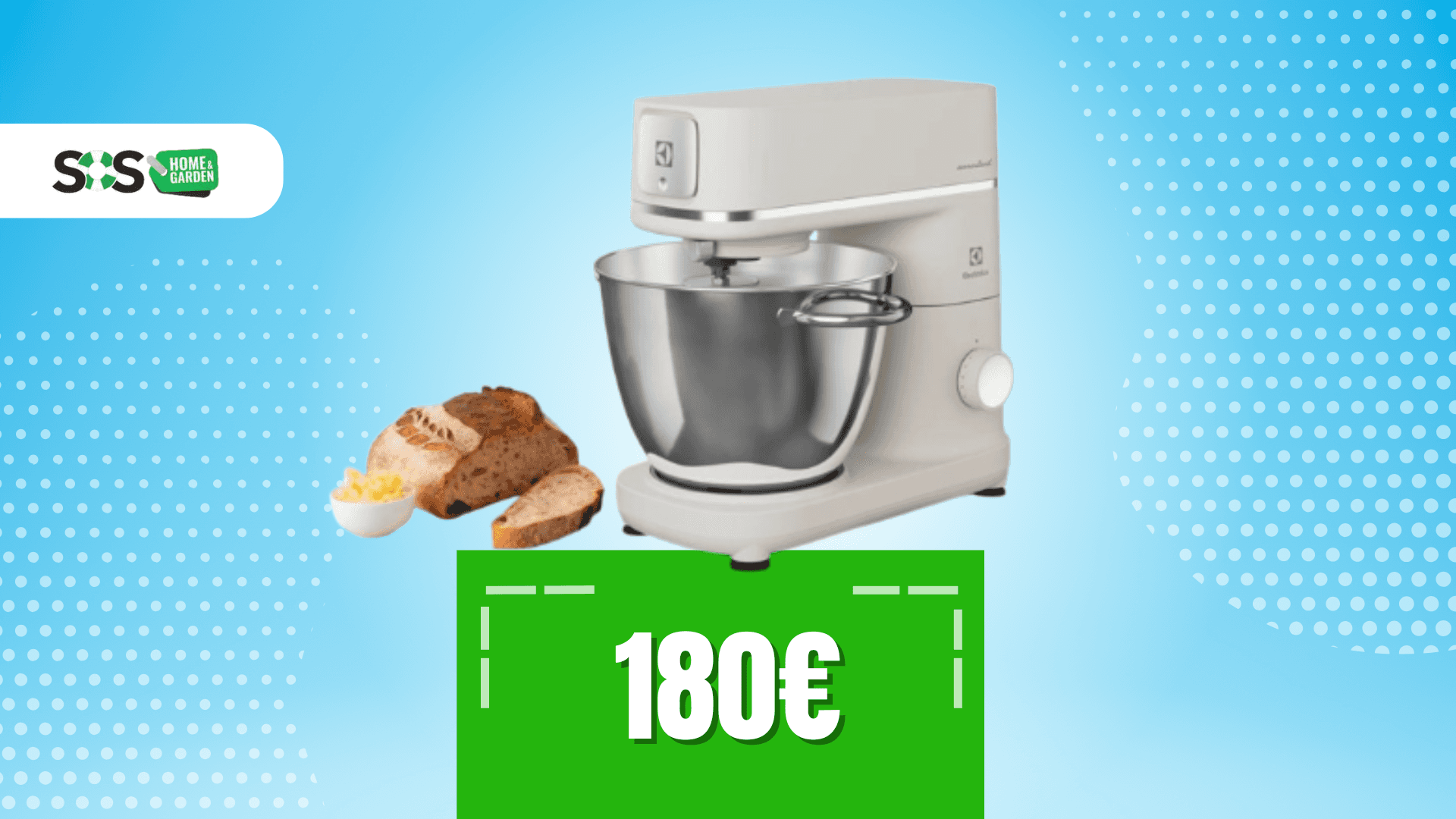 Immagine di La planetaria Electrolux impasta e conquista a soli 180€!